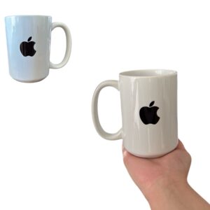 Kubek ceramiczny z jabłkiem – stylowy i minimalistyczny