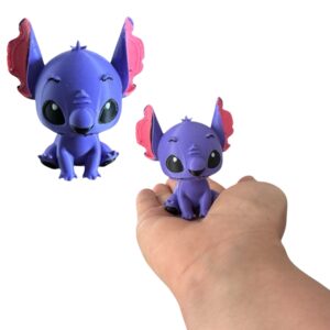 Figurka 3D fioletowy stworek – idealny prezent, dekoracja i kolekcjonerski gadżet