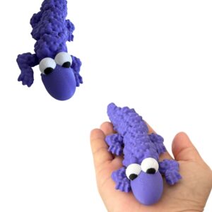 Jaszczurka 3D flex – fioletowa figurka, która się rusza!