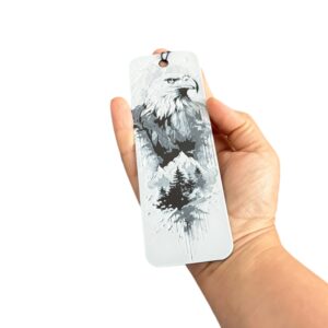 Zakładka do książki z motywem zwierząt – jeleń, koń, orzeł | Kolekcja 3D