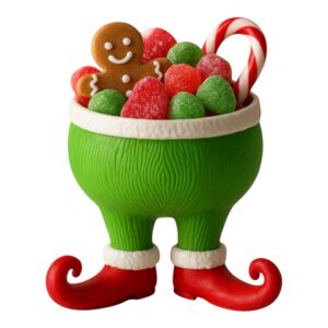 Elfi pucharek na słodkości 3D